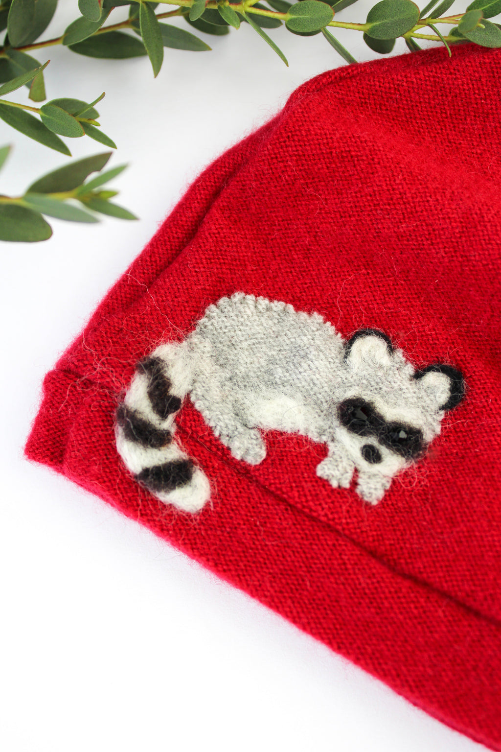 Raccoon Cashmere Hat - Baby — Select Your Color