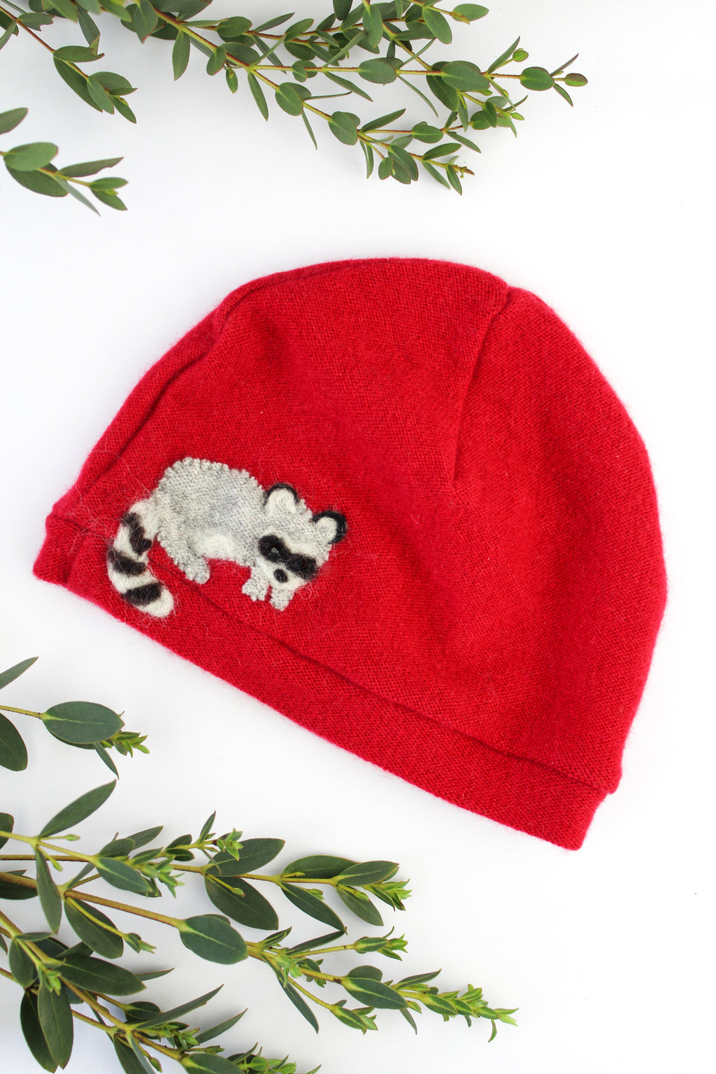 Raccoon Cashmere Hat - Baby — Select Your Color