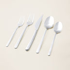Emilia Mirror Finished 18/10 Stainless Steel 20-Piece Flatware Set — Select Your Finish Color