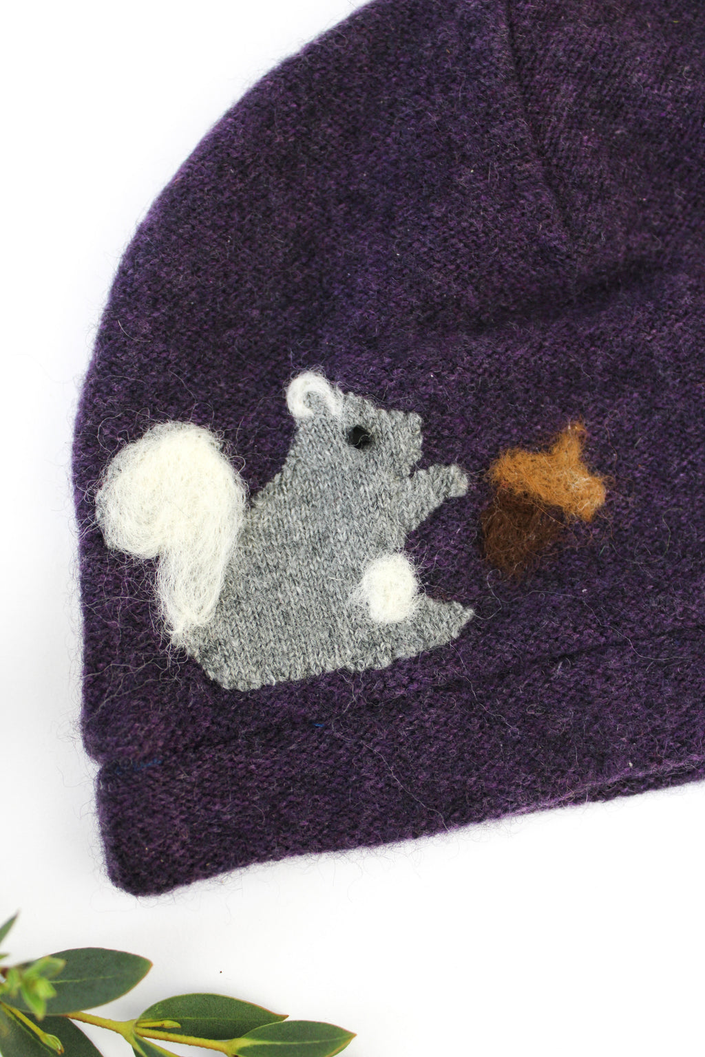 Squirrel Cashmere Hat - Baby — Select Your Color