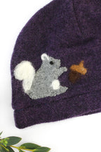 Squirrel Cashmere Hat - Baby — Select Your Color