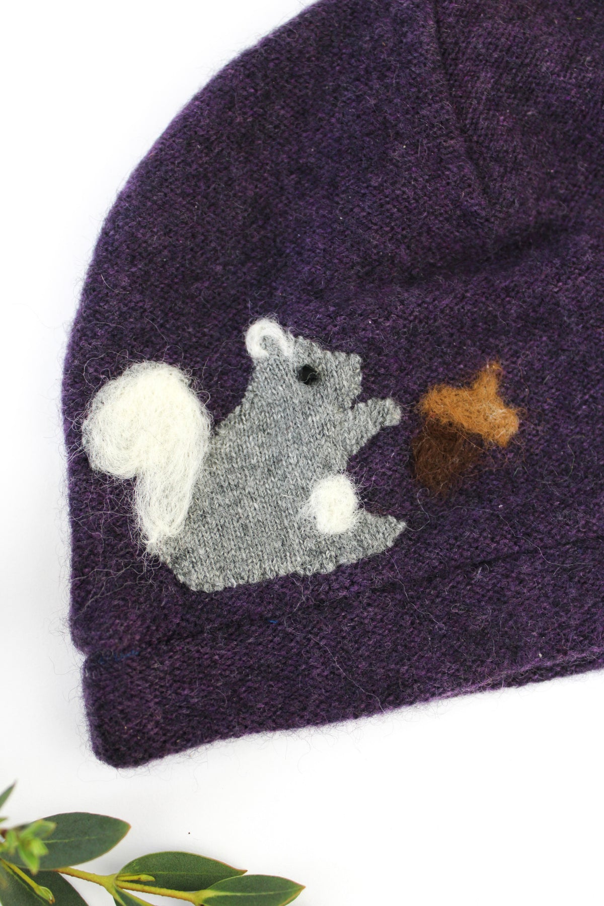 Squirrel Cashmere Hat - Baby — Select Your Color