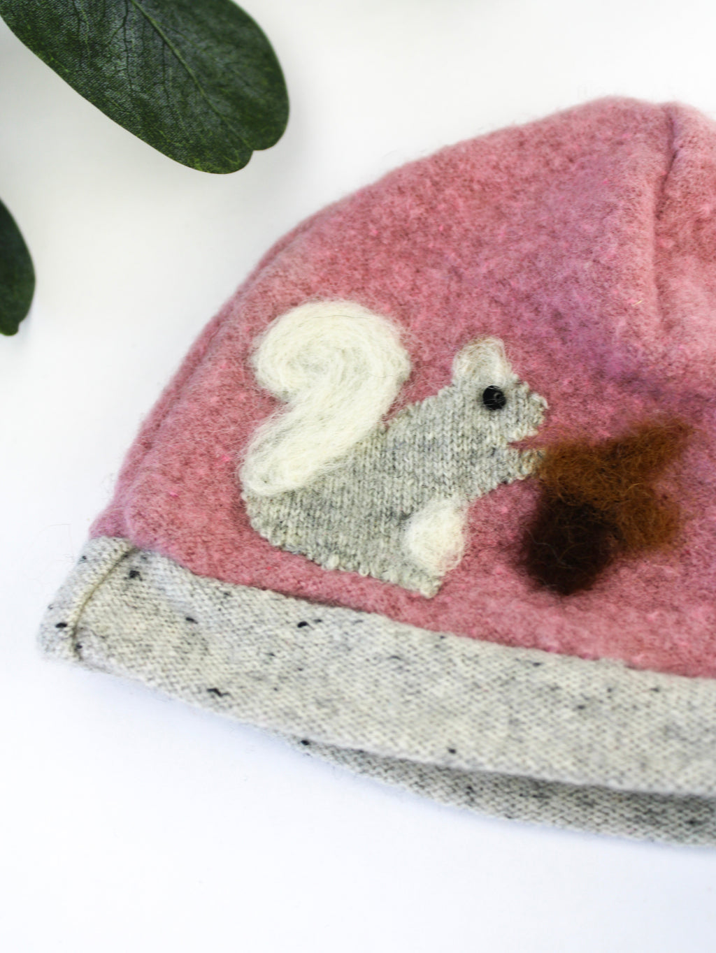 Squirrel Cashmere Hat - Newborn — Select Your Color