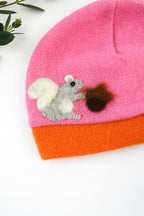 Squirrel Cashmere Hat - Baby — Select Your Color