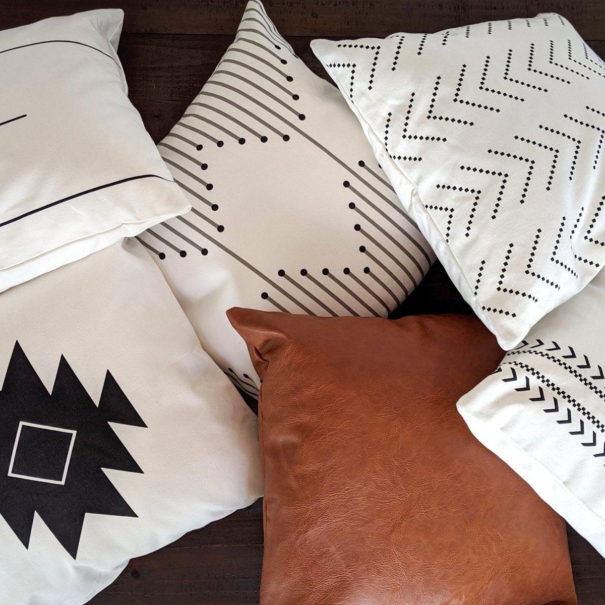 18" Square Amber & Farm Decorative Pillow and/or Cases Set — Select Your Design