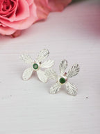 Five Petal Wild Flower Earrings — Select Your Color