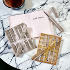 Handmade Mini Blinged Out Notebook & Matching Blinged Out Pen — Select Your Color Set