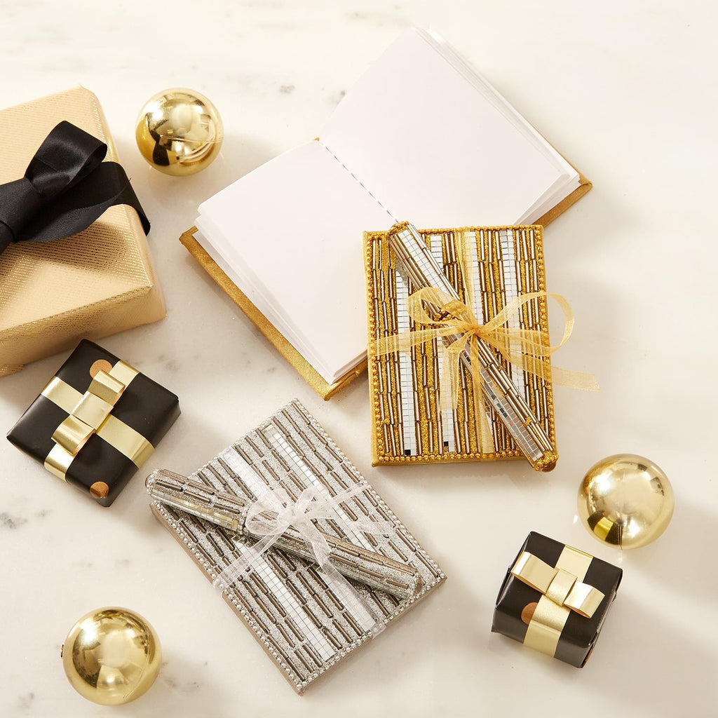Handmade Mini Blinged Out Notebook & Matching Blinged Out Pen — Select Your Color Set