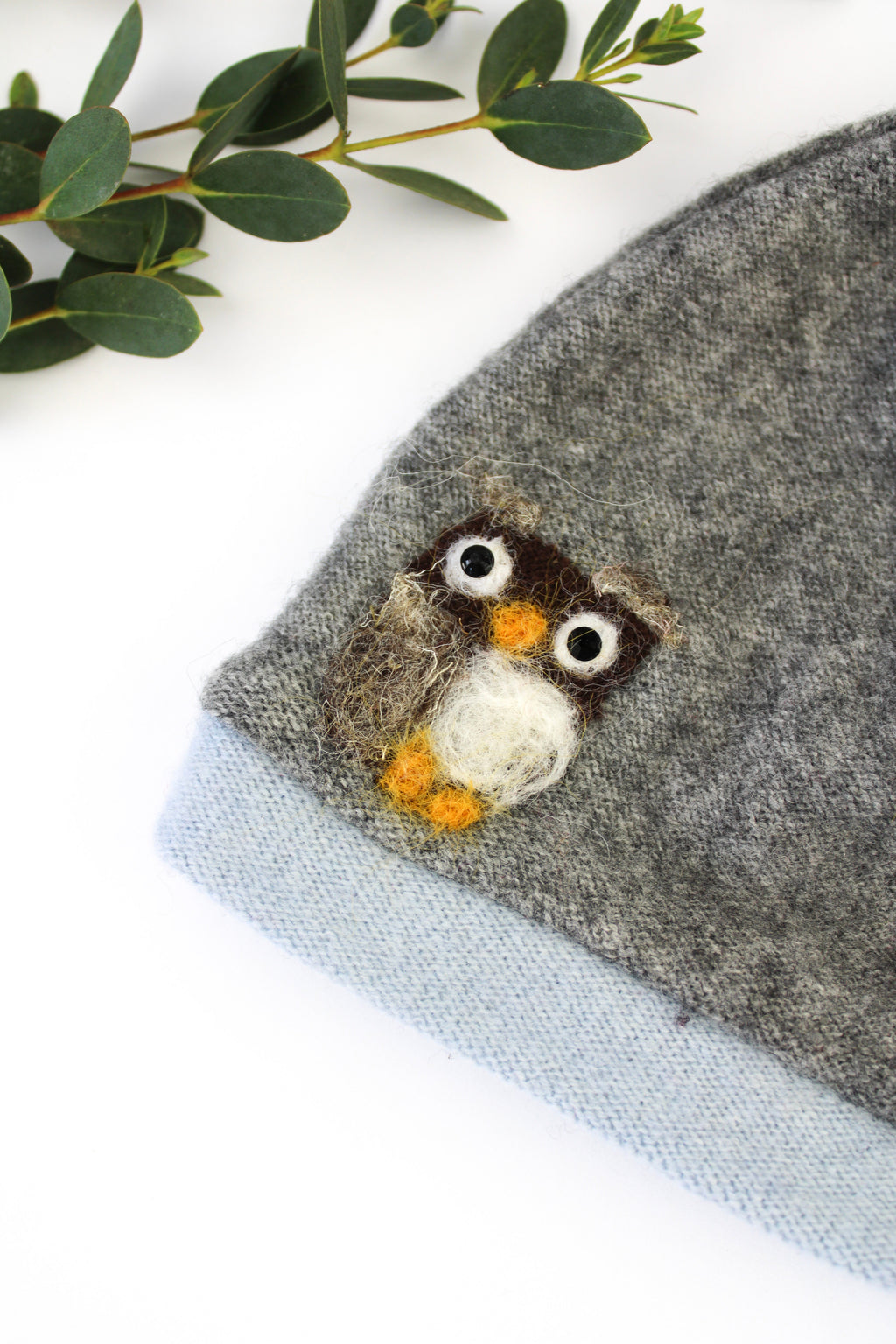 Owl Cashmere Hat - Baby — Select Your Color