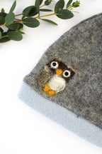 Owl Cashmere Hat - Baby — Select Your Color