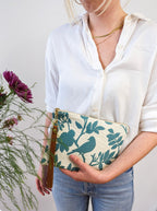 Bird Silhouette Wristlet Purse — Select Your Size
