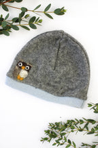 Owl Cashmere Hat - Baby — Select Your Color