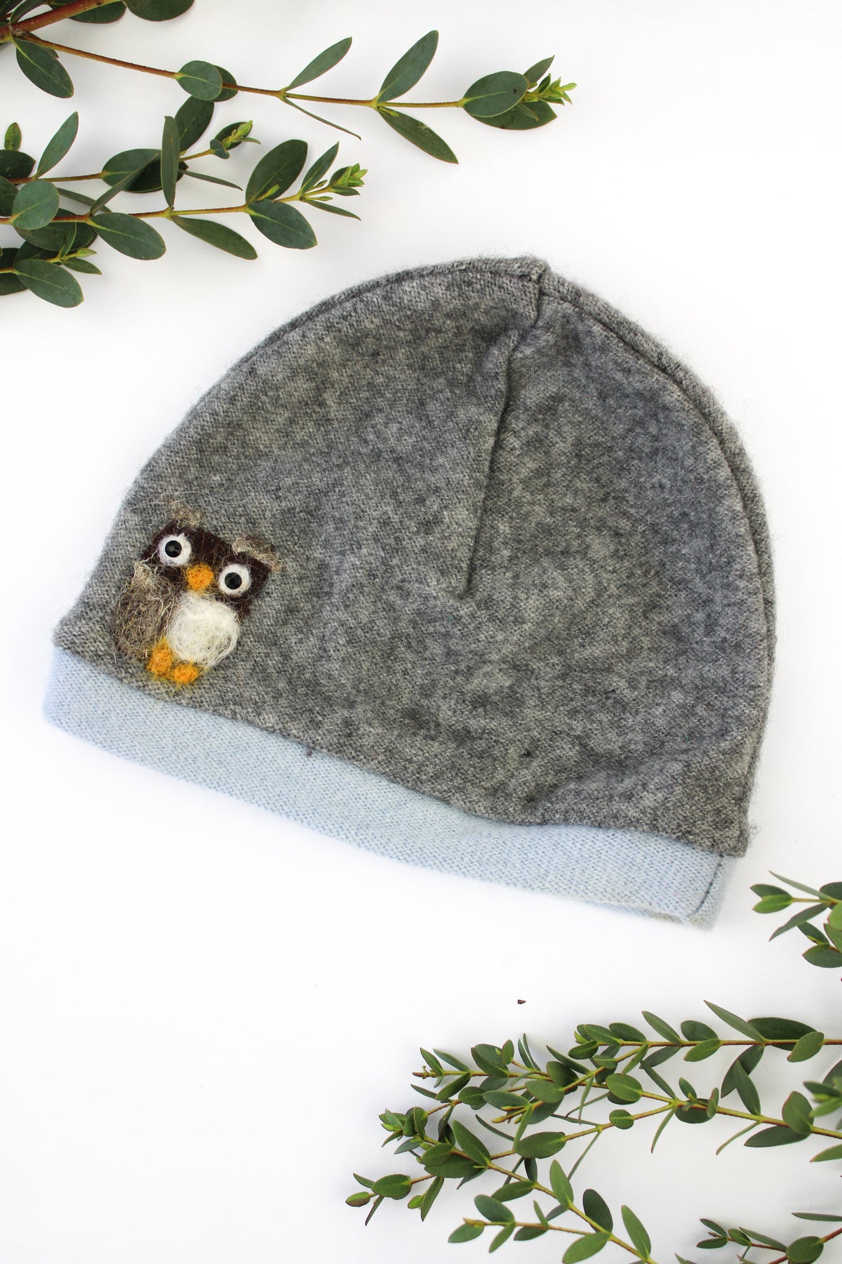 Owl Cashmere Hat - Baby — Select Your Color