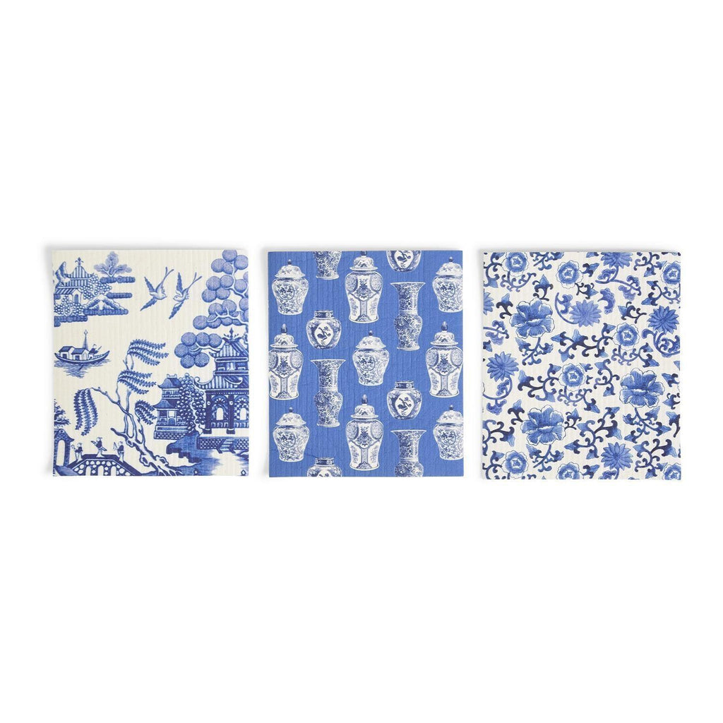 Chinoiserie Multipurpose Biodegradable Eco Kitchen Cloth — Select Your Style