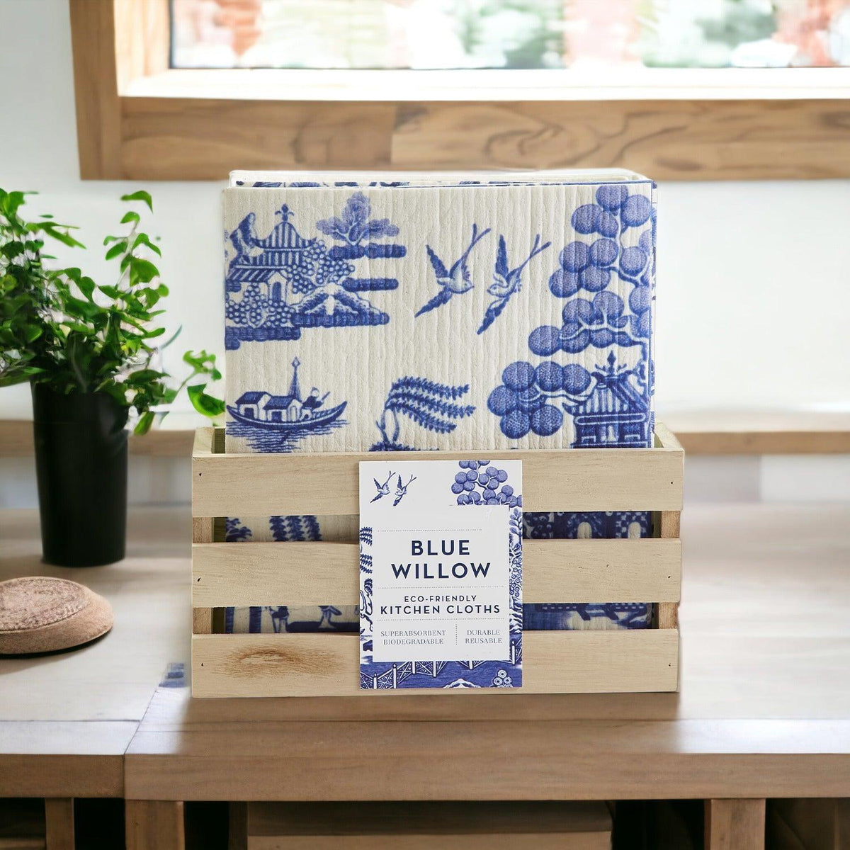 Chinoiserie Multipurpose Biodegradable Eco Kitchen Cloth — Select Your Style