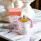 Vintage Floral Gift Boxed Candle