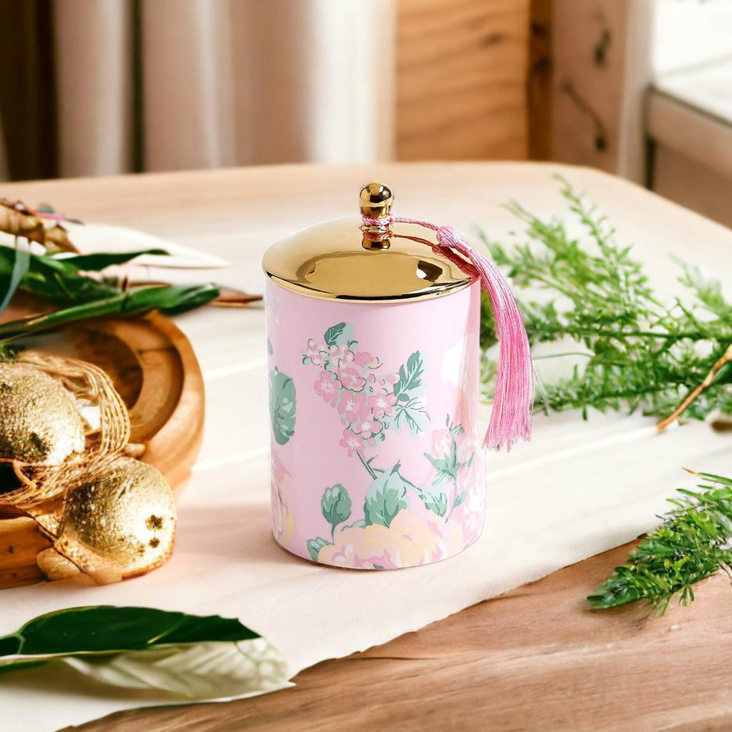 Vintage Floral Gift Boxed Candle