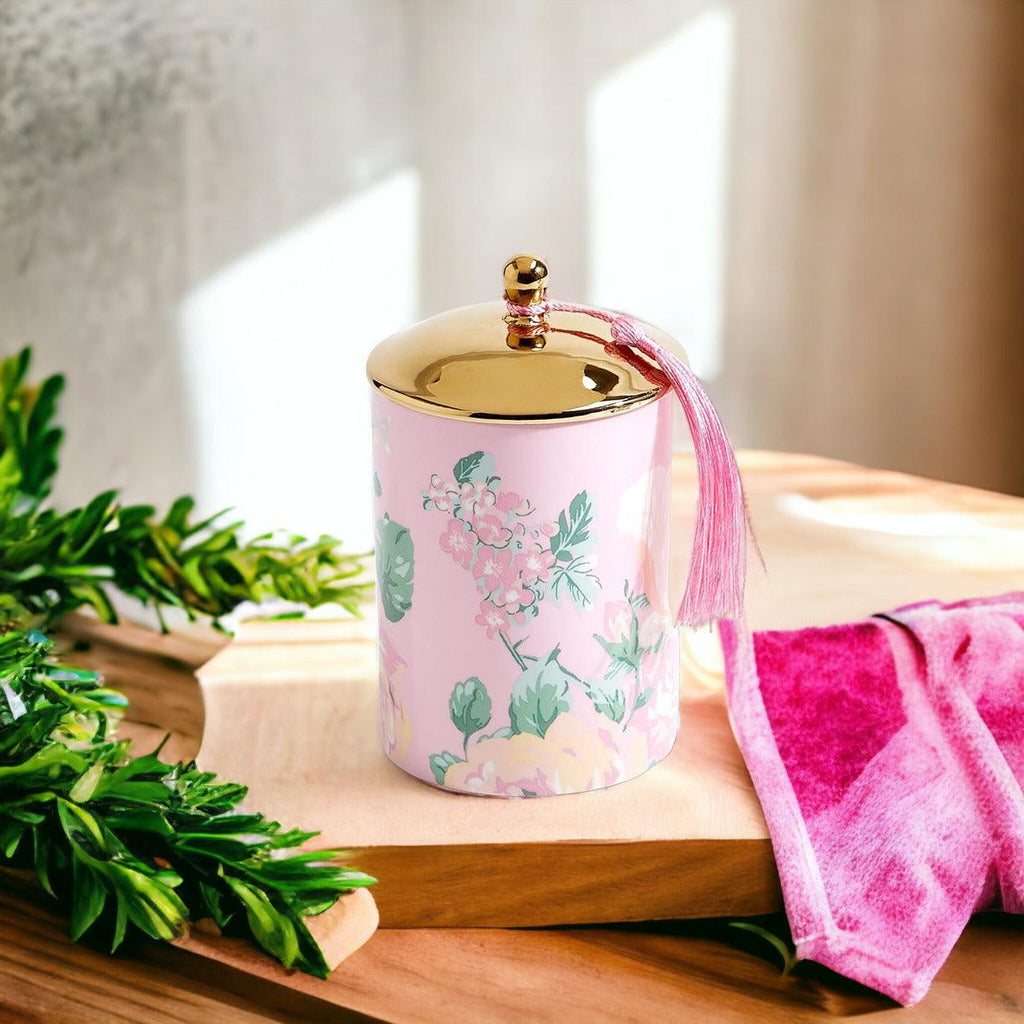 Vintage Floral Gift Boxed Candle