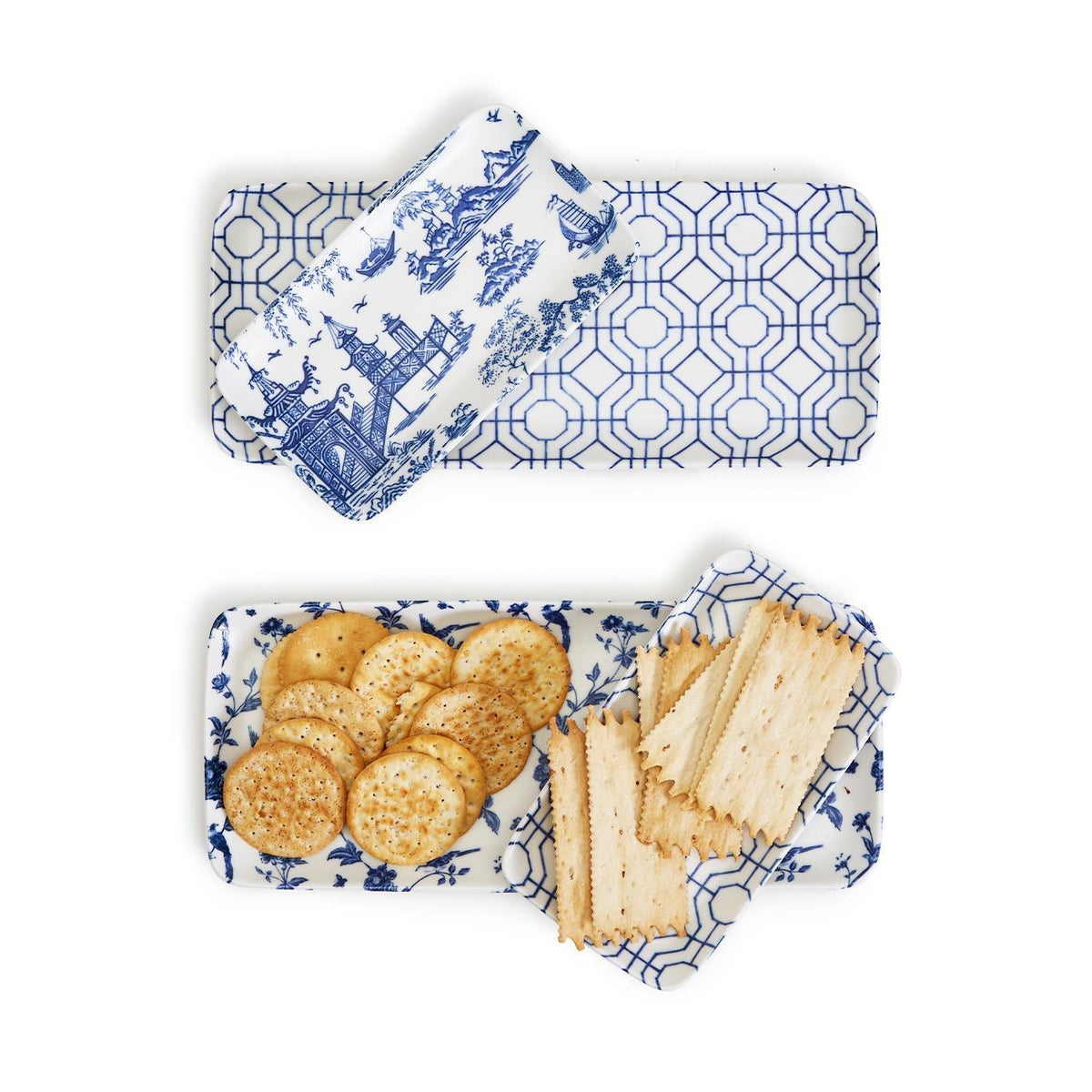 Chinoiserie 4 Piece Serving Set