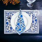 Chinoiserie Heavy Paper Placemats with Soy-Based Ink - 40 tear off mats per pad