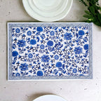Chinoiserie Heavy Paper Placemats with Soy-Based Ink - 40 tear off mats per pad
