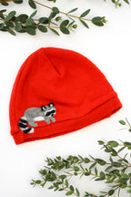 Raccoon Cashmere Hat - Baby — Select Your Color