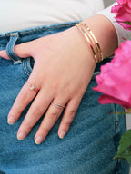 Serpentine Wrap Ring - Rose Gold — Select Your Size