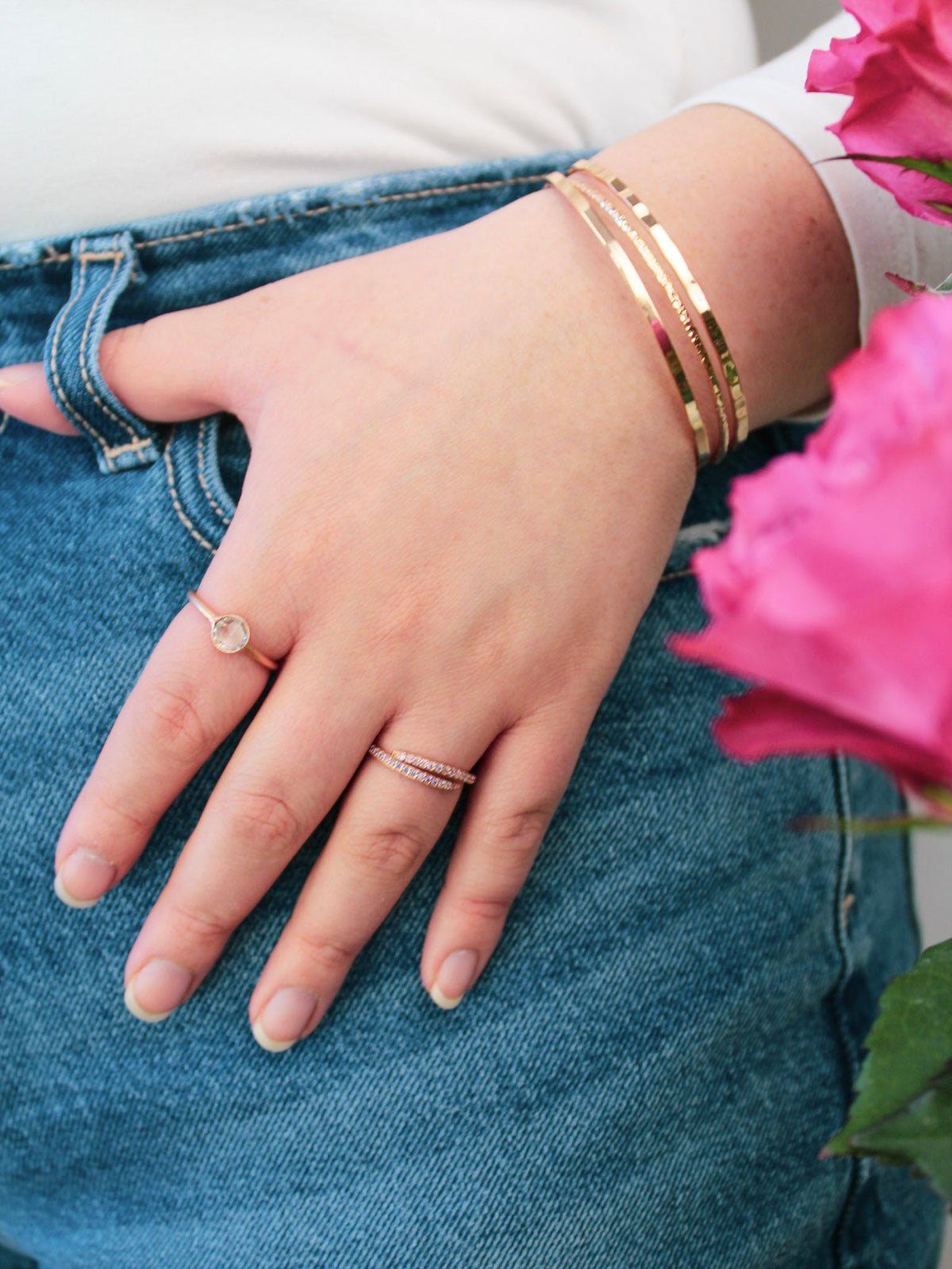 Serpentine Wrap Ring - Rose Gold — Select Your Size
