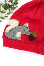 Squirrel Cashmere Hat - Baby — Select Your Color