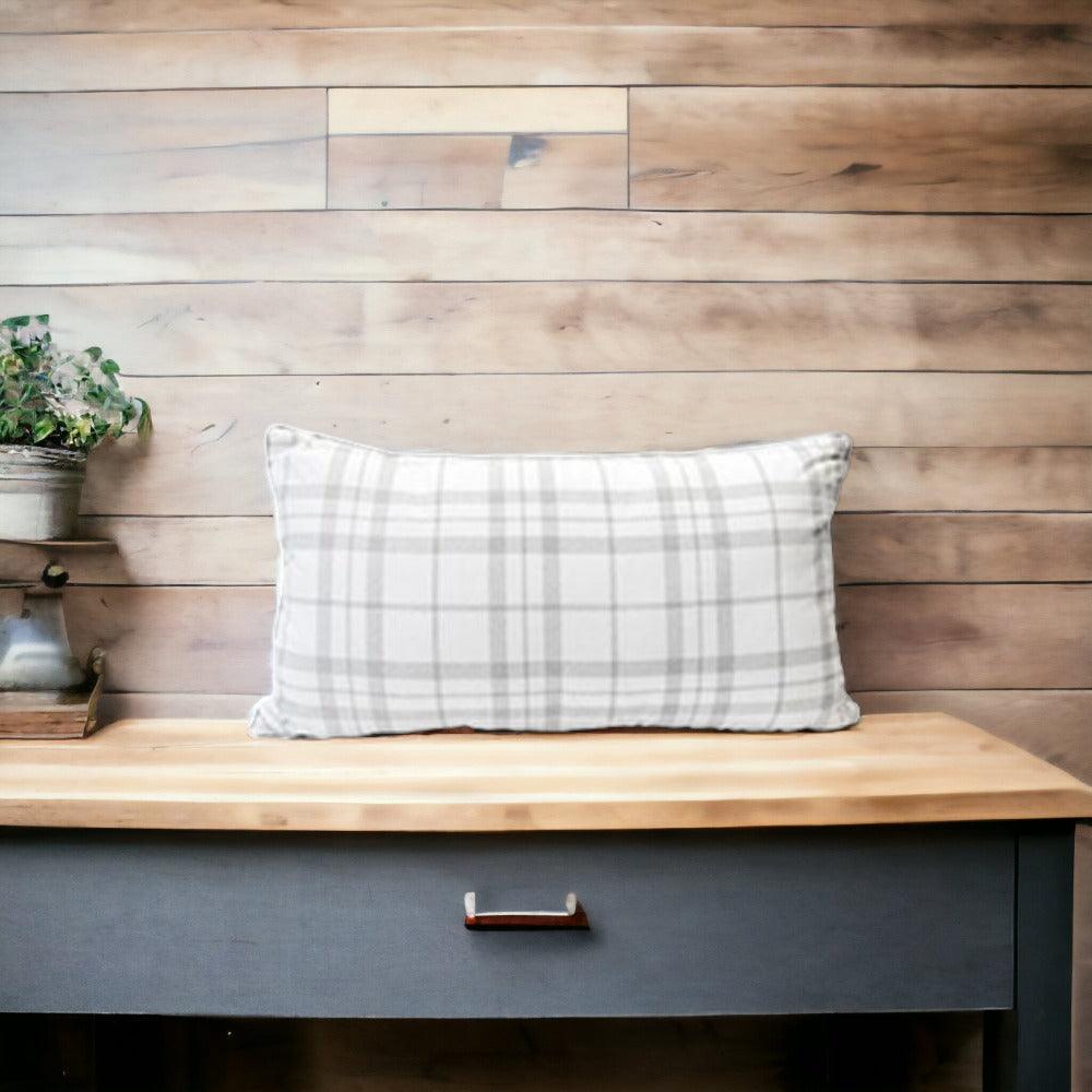 Large "Lets Get Cozy" Reversible Throw Pillow