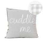 20" Square "Cuddle Me" Cotton Canvas Pillow