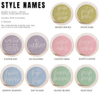 Easter + Spring Ceramic Coasters — Select Your Pack & Style