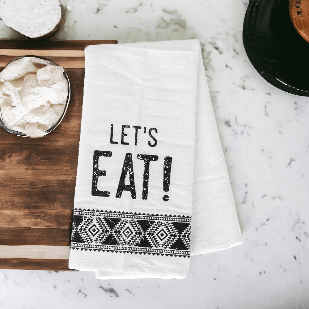 "Let's Eat!" Tea Towel