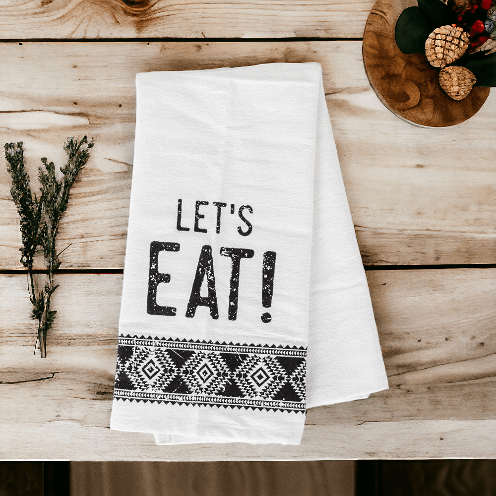 "Let's Eat!" Tea Towel