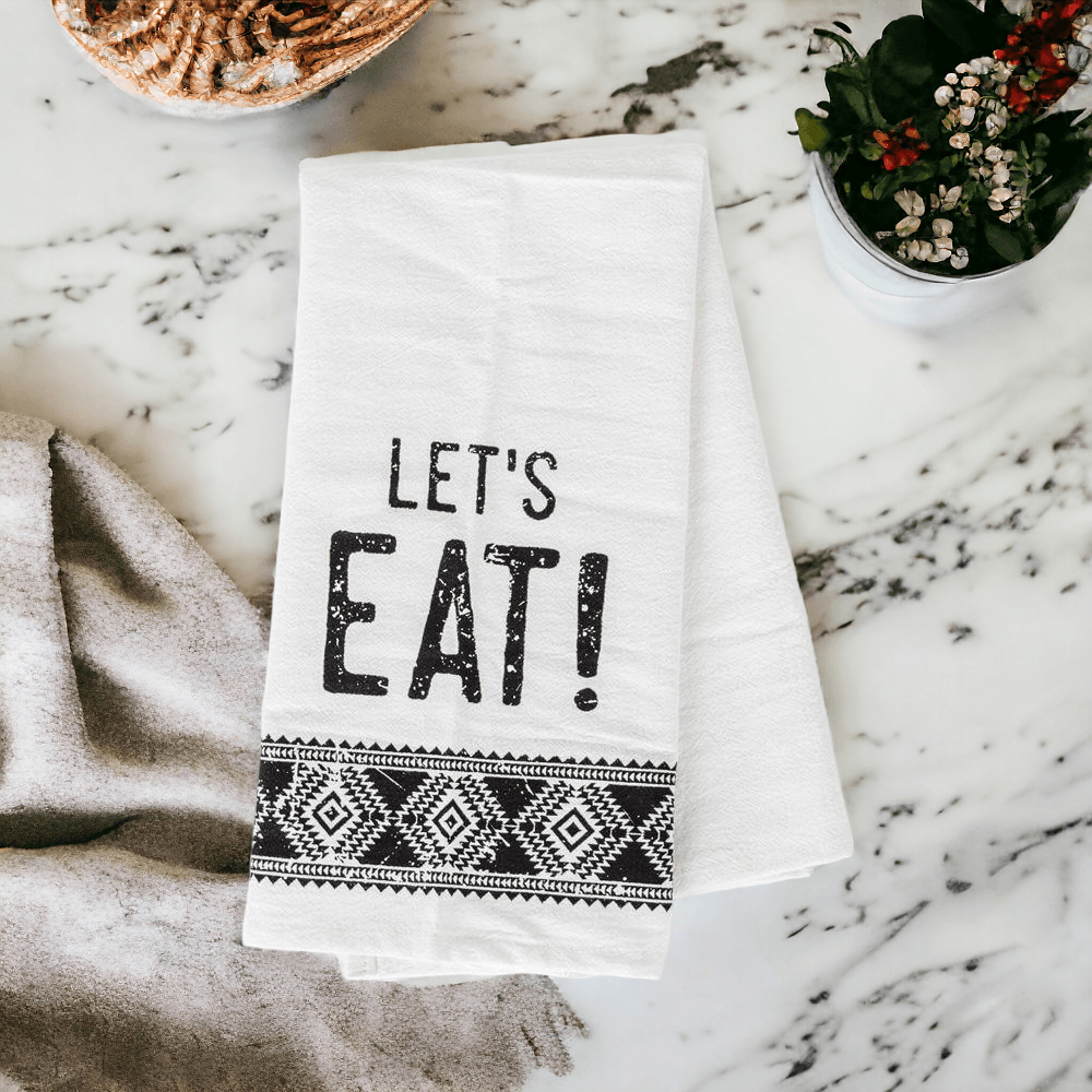 "Let's Eat!" Tea Towel