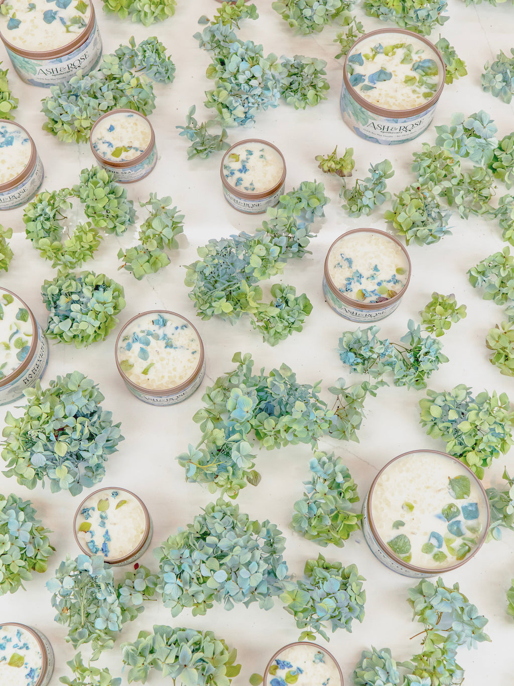 BY THE SEA Hydrangea Sea Salt Candle — Select Your Size