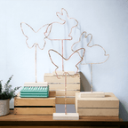 LED Light Up Spring & Easter Silhouette Decor — Select Your Color & Shape