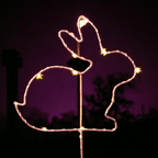 LED Light Up Spring & Easter Silhouette Decor — Select Your Color & Shape