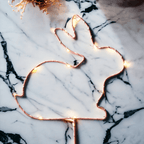 LED Light Up Spring & Easter Silhouette Decor — Select Your Color & Shape