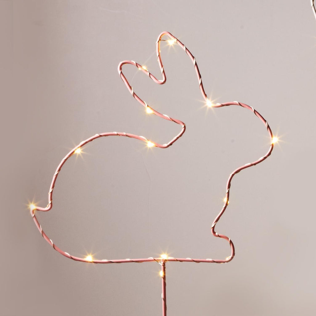 LED Light Up Spring & Easter Silhouette Decor — Select Your Color & Shape