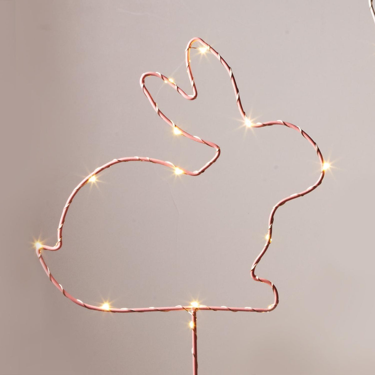 LED Light Up Spring & Easter Silhouette Decor — Select Your Color & Shape