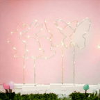 LED Light Up Spring & Easter Silhouette Decor — Select Your Color & Shape