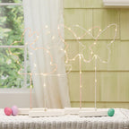 LED Light Up Spring & Easter Silhouette Decor — Select Your Color & Shape