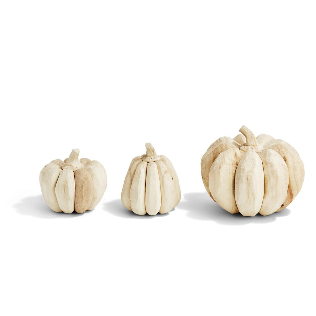 Hand Crafted Wooden Farmhouse Pumpkin Trio