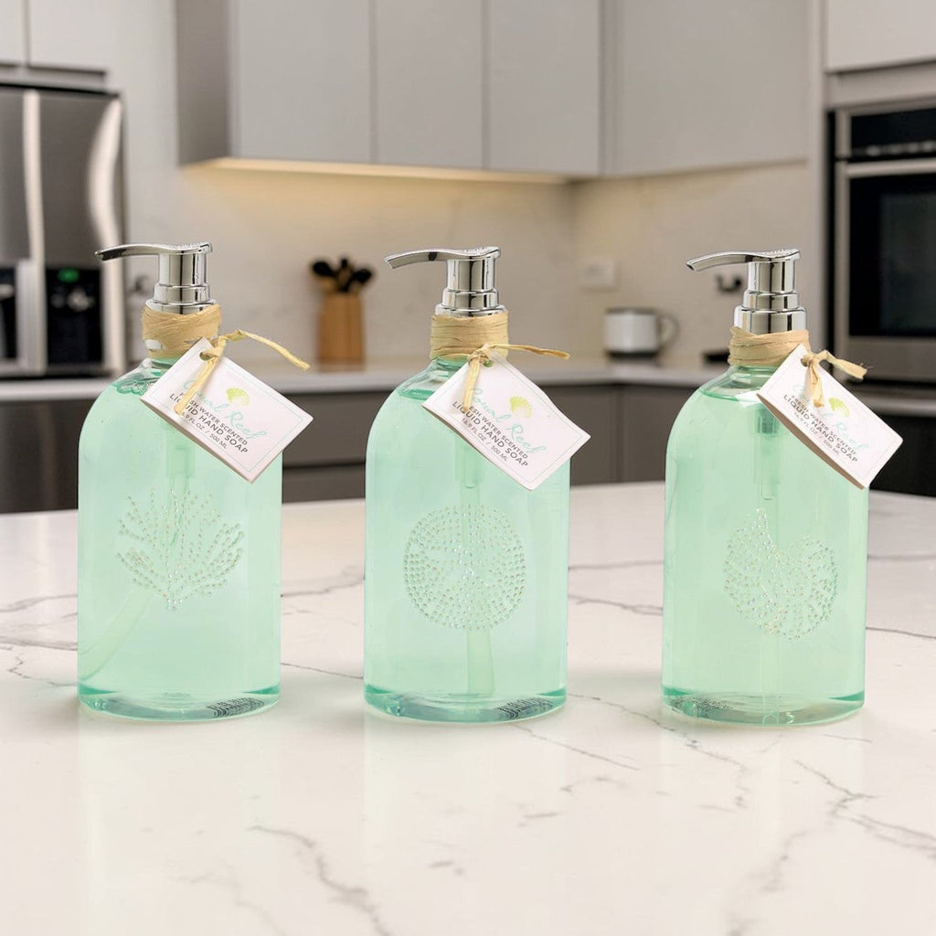 By the Sea Liquid Hand Soap with Reusable Dispenser — Select Your Design