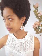 Camelia Drop Earrings — Select Your Color