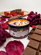 COCOA LUXE Chocolate Raspberry Candle — Select Your Size