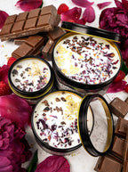 COCOA LUXE Chocolate Raspberry Candle — Select Your Size