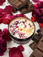 COCOA LUXE Chocolate Raspberry Candle — Select Your Size