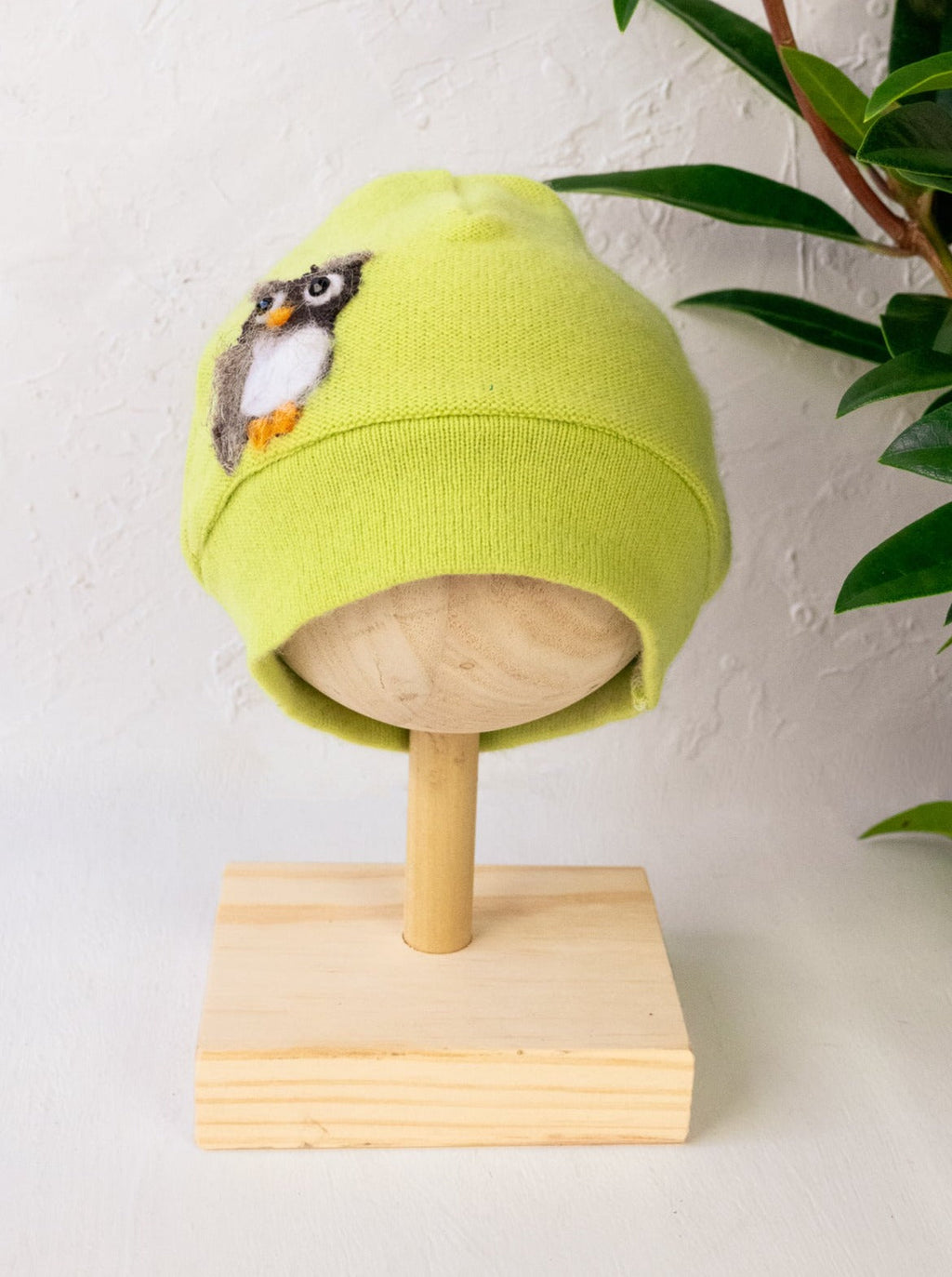 Owl Cashmere Hat - Baby — Select Your Color